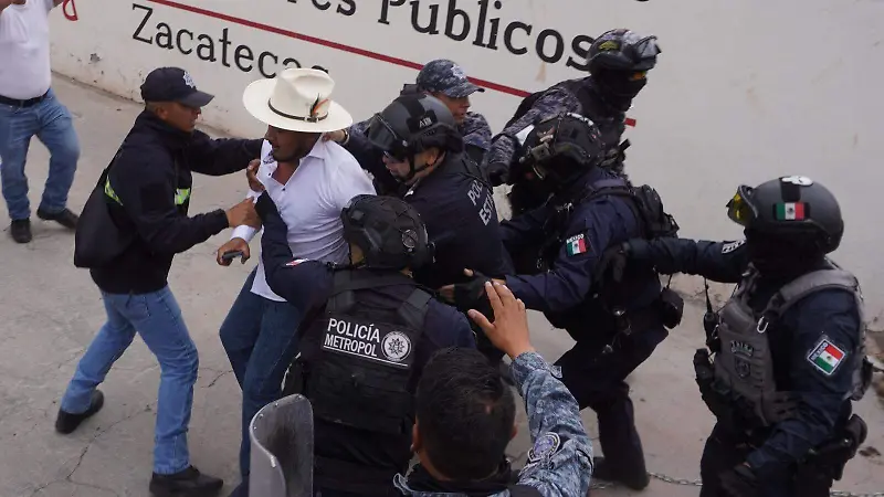Violento repliegue de productores en Zacatecas